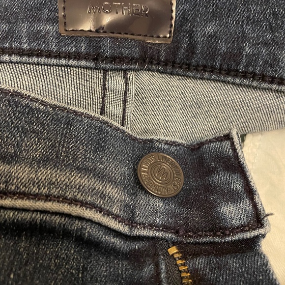 MOTHER The Stash Swooner Ankle Fray "Chick Flick" Size 31 EUC! - Picture 11 of 16